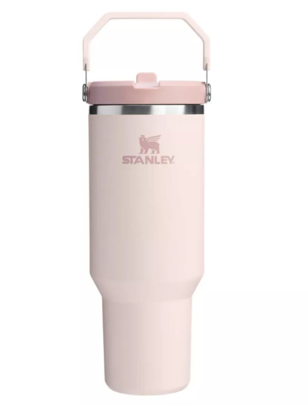 Stanley 40 oz Stainless Steel Ice Flow Flip Straw Tumbler | In Rose Quartz | NWT